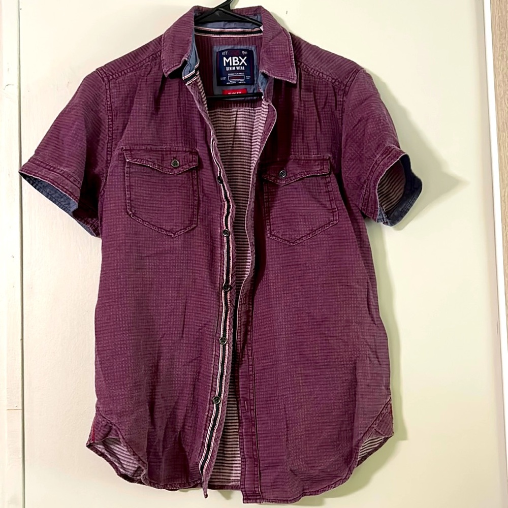 MBX Denim Wear button up size S